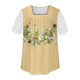 thumbnail image 4 of Fiudx Camisetas para Mujer Camisa Superior Informal de Manga Corta con Estampado Informal Ya La Moda para Mujer, 4 of 5