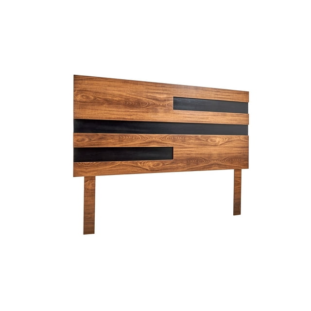 Cabecera KS Wenella Nogal y Negro - Kessa Muebles