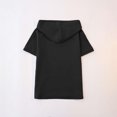 thumbnail image 5 of Maplenight Womens Short Sleeve Hoodies Fall Pullover Tops with Pockets Drawstring Casual Hooded Sweatshirt, 5 of 6
