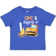 thumbnail image 3 of Inktastic One and Digging It Bulldozer 1st Birthday Boys or Girls Baby T-Shirt, 3 of 5