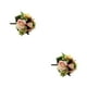 thumbnail image 1 of Ramo de flores artificiales Bewildely cabezas de Hortensia falsas rosas realistas decoración hogar, 1 of 6