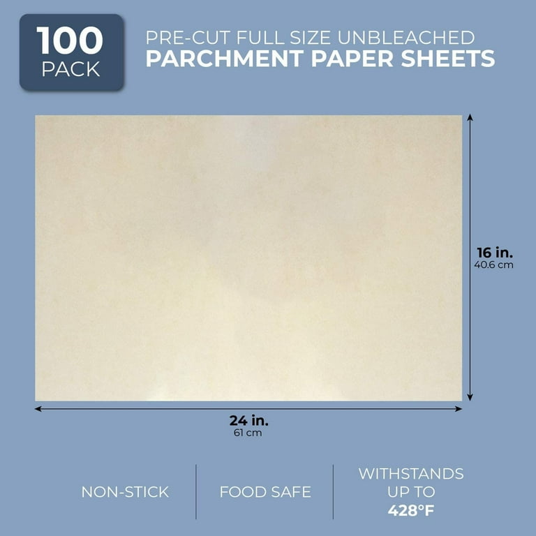 16 x 24 Full Pan Liners, Grease Proof Baking Parchment Paper, Kosher  5000pcs