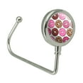 thumbnail image 2 of Chocolate Donuts with Heart Sprinkles Pattern Purse Bag Hanger Holder Hook, 2 of 4