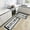 C1, variant on Black Grey Kitchen Rugs Mats Set 2 Pieces Abstract Modern Art Cushioned Anti-Fatigue Kitchen Rug Waterproof Non Slip Comfort Heavy Duty Standing Floor Mat Carpets for Kitchen Laundry, 17"x47" 17"x28"