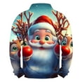 thumbnail image 3 of Sudadera sin capucha para hombre, de invierno, con cuello alto, cremallera, estampado navideño, jersey de manga larga, sudadera con capucha, blusa de poliéster para hombre, 3 of 3
