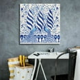 thumbnail image 5 of Epic Graffiti 'Peacock Garden V' by Miranda Thomas, Giclee Canvas Wall Art, 26"x26", 5 of 8