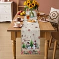 thumbnail image 2 of Christmas Table Runner 36 Inches Long Farmhouse Dress Scarves, Snowman Snowflake Xmas Tree Winter Vintage Dining Tablerunner for Coffee Table/Kitchen Island/Party Décor, Small 13" x 36", 2 of 8