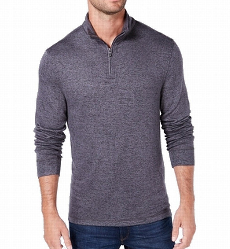 Club Room Sweaters - Mens Medium 1/2 Zip Lightweight Mock-Neck Sweater ...
