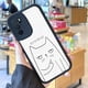 thumbnail image 2 of Mantenga su iPhone seguro con una obra de arte única: funda para teléfono plateada mate de doble capa para iPhone15 Pro Max 14 13 12 Pro 11, 2 of 4