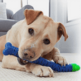 thumbnail image 3 of Durable rubber bone dog chew toy for aggressive chewers - teeth clean chew bone for puppy teething toys for small to medium sized dogs., 3 of 11