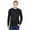 BLACK, variant on Unisex Union-Made Long-Sleeve Pocket Crew T-Shirt - BA3055