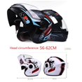 thumbnail image 3 of thinsony Flip up Modular Full Face Motorcycle Helmet Street Motocross One Size Adult Matte Black, 3 of 9