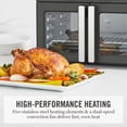thumbnail image 5 of Martha Stewart 34 QT French Door Air Fryer Toaster Oven, Countertop Convection, 12-in-1, Caviar Gray, 5 of 11