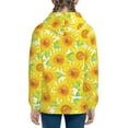 thumbnail image 6 of Kdxio Sunflowers2 Pattern Kids Boys Girls Zip Up Hoodie 3D Printed Hooded Sweatshirt Hoody Coat with Pocket 7-12 Y-Medium, 6 of 6