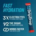 thumbnail image 5 of DripDrop Electrolyte Powder Drink Mix for Dehydration Relief Fast, Fruit Punch, 32pk, 5 of 8