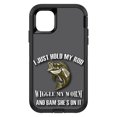 thumbnail image 1 of DistinctInk Custom SKIN / DECAL compatible with OtterBox Defender for iPhone 11 (6.1" Screen) - Fishing - Wiggle My Worm, 1 of 5