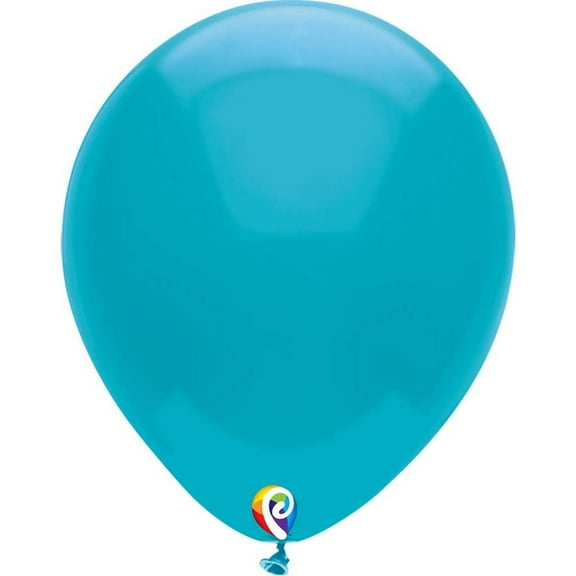 50 Pioneer Turquoise Balloons 12"