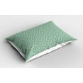 thumbnail image 2 of Ambesonne Mice Pillow Sham 2 Pack, Bavarian Tracht Mouse, 26"x20", Dark Sea Green Eggshell, 2 of 3