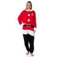 thumbnail image 6 of Peanuts Snoopy Christmas Mens' Hooded Union Suit Costume Sleep Pajama, 6 of 8