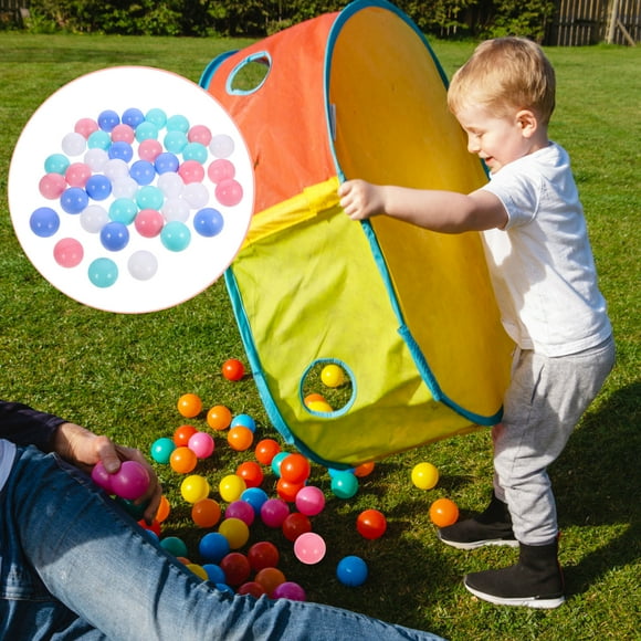 100pcs Pool Party Pits Balls Ocean Balls Pool Party Filling Colorful Balls