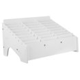 thumbnail image 2 of Soporte para teléfono celular para aula con 24 ranuras: organizador de escritorio para celular, caja de almacenamiento para dispositivos móviles, calculadora y gestión para la oficina escolar., 2 of 5
