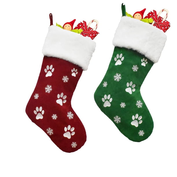 Medias De Pata De Perro Y Gato, Decoración De Calcetín