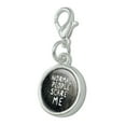 thumbnail image 2 of Normal People Scare Me Funny Antiqued Bracelet Pendant Zipper Pull Charm with Lobster Clasp, 2 of 3