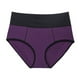 thumbnail image 1 of Gibobby Pantaleta Corte Frances de Algodón Ropa interior de algodón de talle para mujer Bragas transpirables suaves Calzoncillos elásticos Regulares(Morado,X-CH), 1 of 5