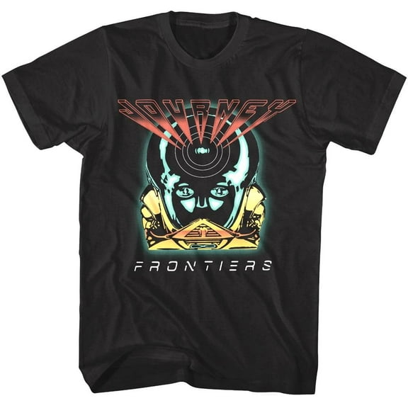 Journey Frontiers Alien Men's T Shirt (Black, Adult2XL)