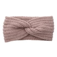 thumbnail image 1 of Dadaria Headband for Women Soft Stretch Ear Warmer Headband Women Winter Cable Knit Headbands Hairbands Khaki One size,Women, 1 of 1