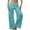 Sky Blue, variant on Glitter Sequin Pants Women Low Rise Elastic Waist Wide Leg Flowy Sparkly Pants for Disco Party Dancewear Clubwear