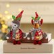 thumbnail image 5 of Muñecos navideños Papá Noel Muñeco de nieve Ciervo Juguetes Figuras navideñas Decoración del hogar Regalo de Navidad Adorno para niños Feliz Año Nuevo 2023, 5 of 5