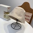 thumbnail image 6 of Women Outdoor Sun Protection Chiffon Thin Style Fisherman Hat Basin Hat Bucket Hat Beach Cap BLACK, 6 of 8