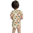 thumbnail image 5 of Daiia Cute Vegetables Printed Unisex-Baby Short Sleeve Onesies Bodysuits Baby Climbing Clothes Soft and Comfortable Romper with Expandable Shoulder Design-3 Months, 5 of 8