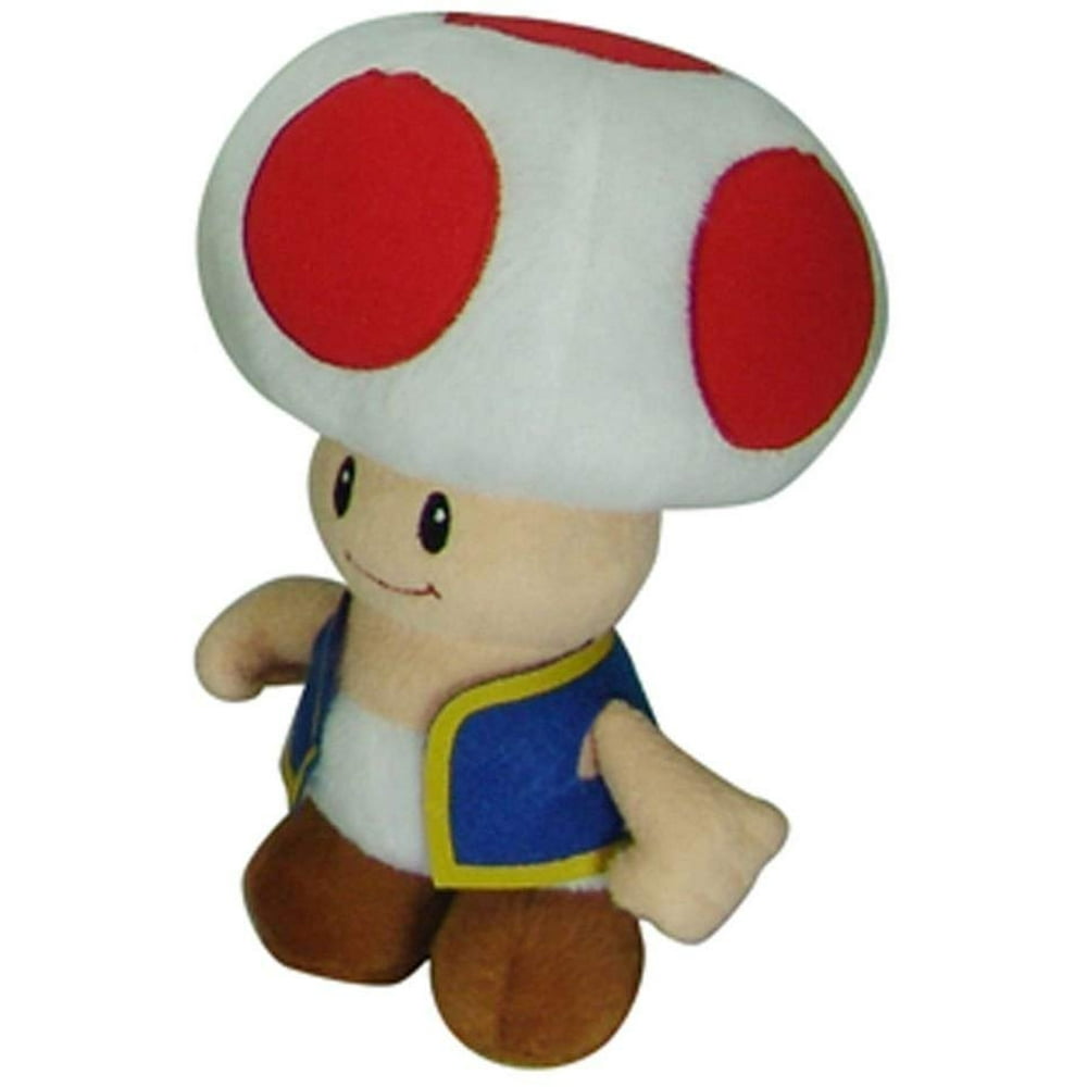 Nintendo Official Super Mario Toad Plush, 6
