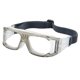 thumbnail image 2 of Gafas de sol deportivas Gafas de seguridad con montura grande Protección óptica con correa ajustable Gafas deportivas antiimpacto para fútbol Montar Gris Baoblaze Gafas de sol deportivas, 2 of 7