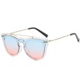thumbnail image 4 of Unisex Square Classic Cat Eye Sunglasses Cateye Sunglasses Y1049, 4 of 5