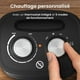 thumbnail image 4 of 1800W Ceramic Fan Heater, Space Heater with Auto Oscillation, 2 Heat Settings and Fan Only Mode - Black, 4 of 5