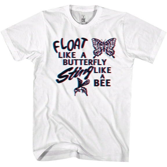 Muhammad Ali - Float Like A Butterfly - Short Sleeve - Adult - T-Shirt