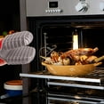 thumbnail image 3 of Clearance! Nomeni Cooking Gloves Mini Silicone Oven Mitts Set Oven Mitts Heat Insulation Oven Gloves for Kitchen Cooking and Baking Protecting Fingers Mini Oven Hand Clips Kitchen Essentials, 3 of 3