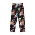 thumbnail image 4 of Xecao Hibiscus Rose Men's Straight Lounge Pajama Pants: The Ultimate in Comfortable Sleepwear, 4 of 9