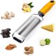 thumbnail image 1 of Juego de 2 ralladores de queso y limón con mango, rallador de acero inoxidable para cítricos, para jengibre, ajo, nuez moscada, chocolate, verduras, limón, apto para lavavajillas, 1 of 5