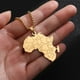 thumbnail image 2 of Joyas de collar de acero inoxidable, colgante de mapa de África, accesorios de moda para hombres y mujeres, el mejor regalo para familiares o amigos Feliz Sencillez, 2 of 4