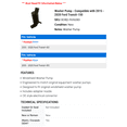 thumbnail image 2 of Washer Pump - Compatible with 2015 - 2020 Ford Transit-150 2016 2017 2018 2019, 2 of 2
