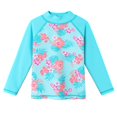 thumbnail image 7 of BAOHULU Girl's Two-Piece Long Sleeve Swimsuits UPF50+ Rash Guard Kids Bathing Suit, 7 of 7