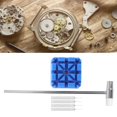 thumbnail image 2 of AVEKI Watch Removal Kit, 6Pcs Watch Repair Tools Set, Watch Link Remover,Watch Band Adjustment Holder Hammer Punching Pin Removal Kit B0514, 2 of 8