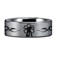 thumbnail image 3 of Armed Couple Tungsten Carbide Ring, 3 of 5
