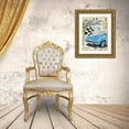 thumbnail image 3 of Gorham, Gregory 12x14 Gold Ornate Wood Framed with Double Matting Museum Art Print Titled - Sport Car, 3 of 4
