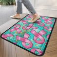 thumbnail image 4 of Breast Cancer Door Rugs,Washable Non Slip Door Mats Indoor,Decorative Door Mats,Entry Mat Indoor for Entrance,Bedroom,Kitchen,Bathroom,30"x17", 4 of 6