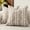 Almond, variant on Vintage Throw Pillow Covers 18x18 Set of 2, Striped Floral Pillow Cover Botanical Patterned Decorative Cushion Covers Modern Farmhouse Home Decor for Sofa Couch Bed Living Room, Quiet Gray
